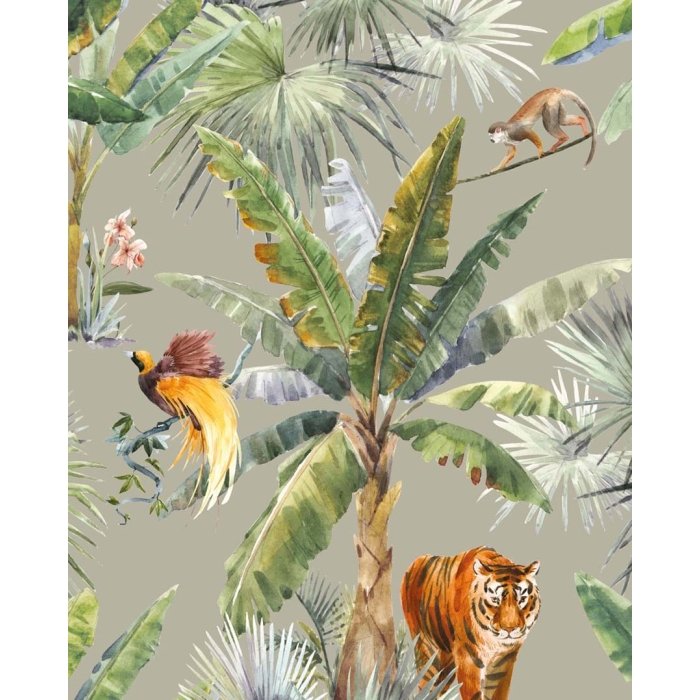 Viscose woven digital stylez tiger 5277