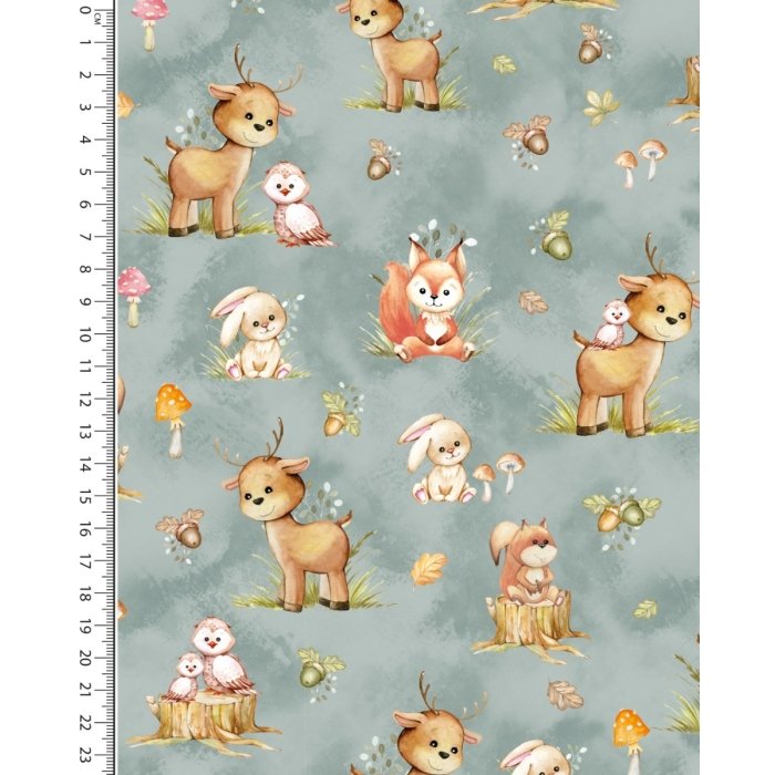 Softshell Digital Little Ones Forrest Animals 5603