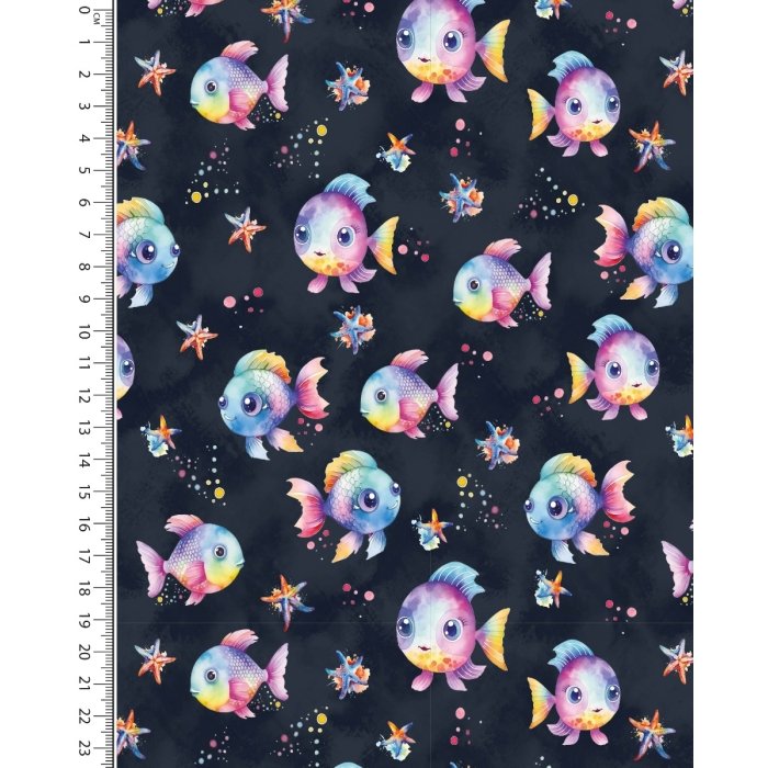 Jersey Digital Toff Rainbow Fish 5788