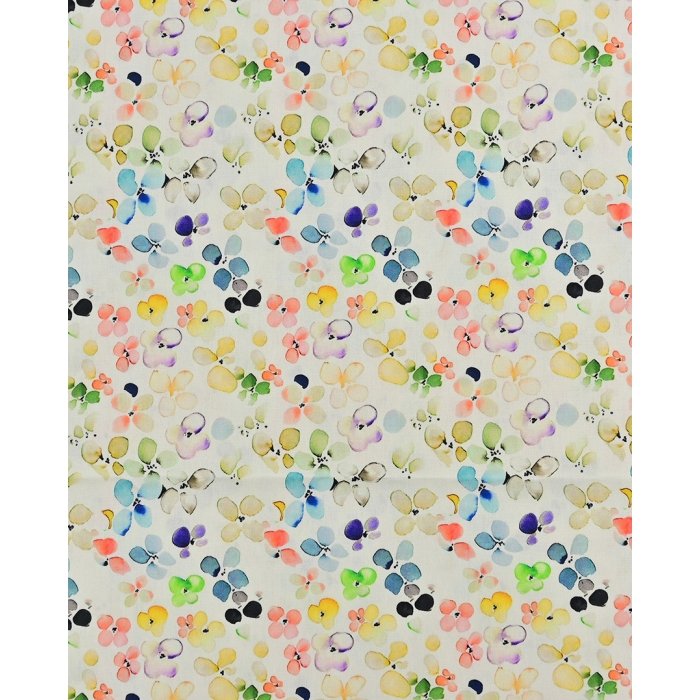 Poplin Digitaal Flowers 5831