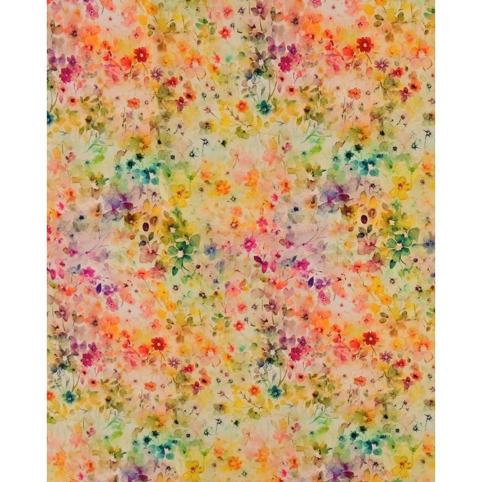 Poplin Digital Flowers 5834