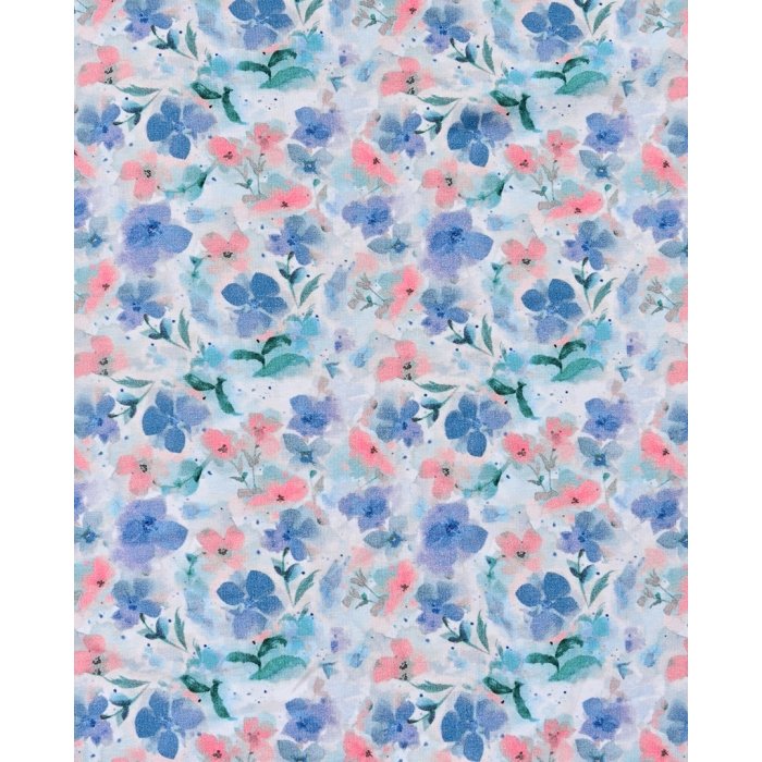 Jersey Digital Watercolor Violets 5935