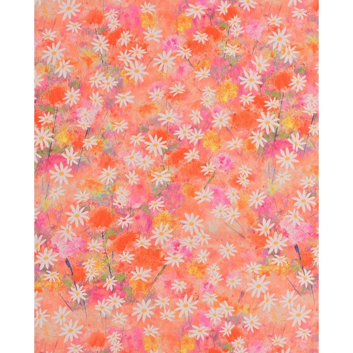 Cotton Stretch Satin Flower 5979