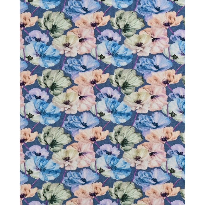 Bamboo Jersey Digital Faded Flowers 5952