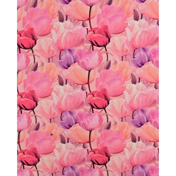 Bamboo Jersey Digital Flowers 5955