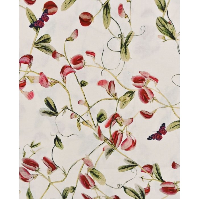 Poplin Stretch Leaves 5976