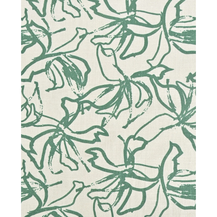 Ramie Linen Digital Abstract Flower 6067