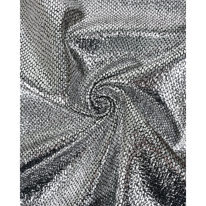 Metallic foiled fabric 9405