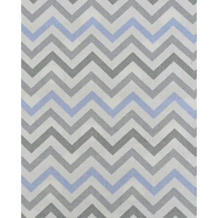 Poplin Organic Zig Zag 90166