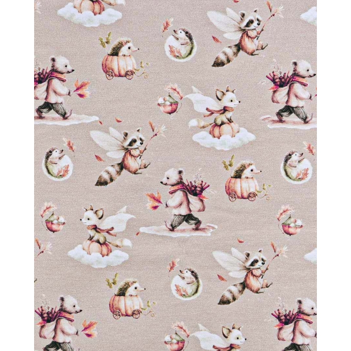 Jersey Digital Forest Animals 6155