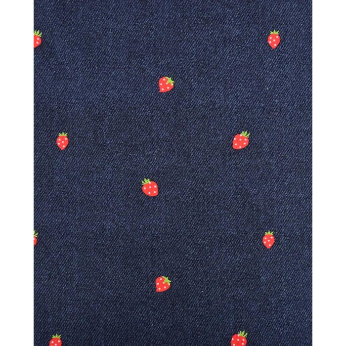Jersey Denim Strawberry 90238