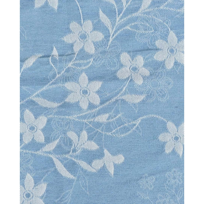 Denim Jacquard Flowers 6222