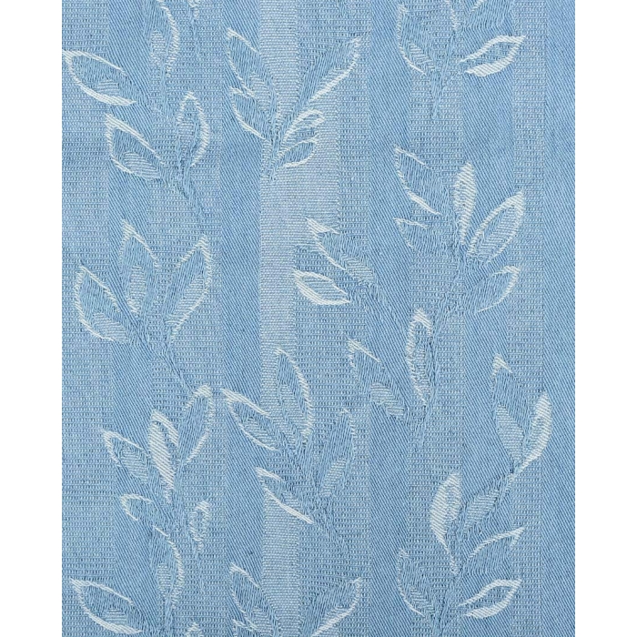 Denim Jacquard Leaves 6226