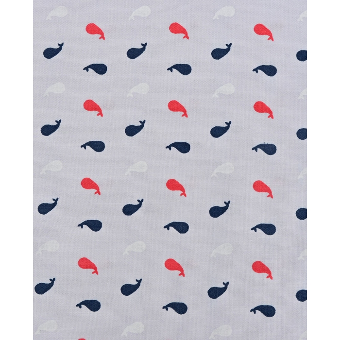 Poplin Organic Mini Whale 90362
