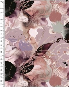 Viscose Jersey Digital Stylez Watercolour Art 5591
