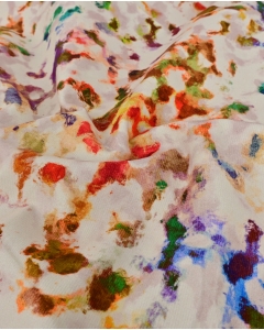 Stretch Corduroy Paint Splatters 6105