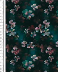 Alpen Fleece Digital Four Leaf Clover 6136