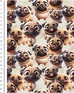 Sweat Digital Happy Pugs 6148