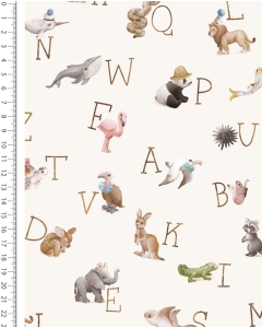 Flannel Digital Animal Alphabet 6132