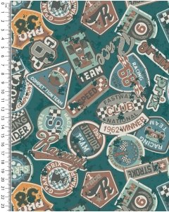 Sweat Brushed digital Racing Badge 5908