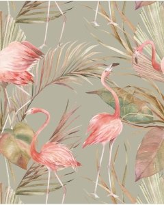 Viscose woven digital stylez flamingo 6004