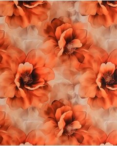 Cotton Stretch Satin Flower 5981