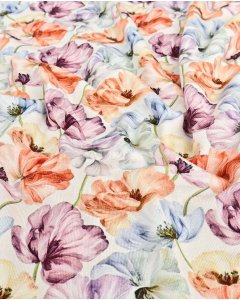 Bamboo Jersey Digital Faded Flowers 5952