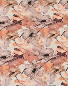 Bamboo Jersey Digital Colourful Flowers 5954