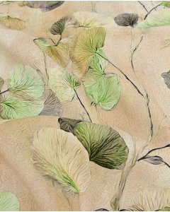 Viscose Linen Digital Leaves 6066