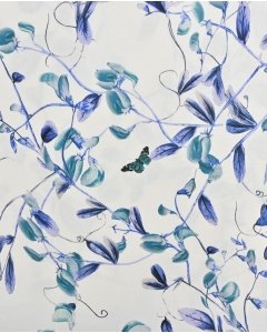 Poplin Stretch Leaves 5976