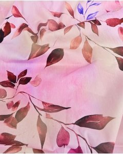 Poplin Stretch Leaves 5974