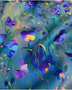 Viscose Charly Digital Flower 5985