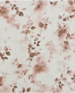 Ramie Linen Digital Leaves 6068