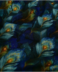 Punta Di Roma Digital Peacock Feathers 6117