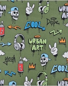 Poplin Graffiti 90027