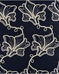 Jeans Embroidery Flower 6233