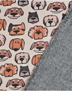 Alpen Fleece Digital Cute Dogs 6143