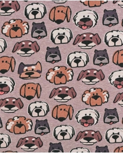 Alpen Fleece Digital Cute Dogs 6143