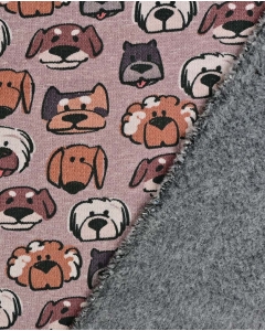Alpen Fleece Digital Cute Dogs 6143