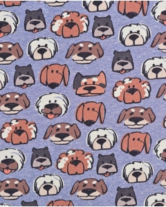 Alpen Fleece Digital Cute Dogs 6143