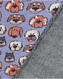 Alpen Fleece Digital Cute Dogs 6143