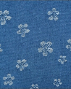 Denim Jacquard Flowers 6225