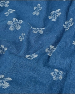 Denim Jacquard Flowers 6225