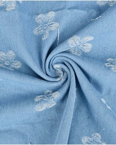 Denim Jacquard Flowers 6225