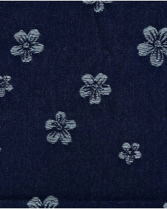 Denim Jacquard Flowers 6225
