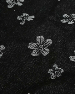 Denim Jacquard Flowers 6225