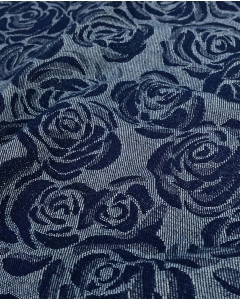 Denim Jacquard Roses 6223