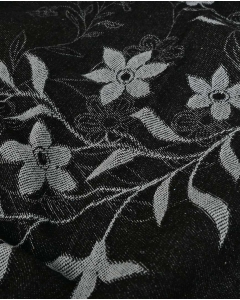 Denim Jacquard Flowers 6222