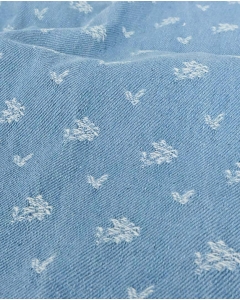 Denim Jacquard Little Flower 6229