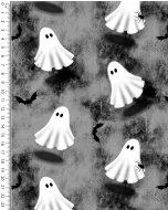 Poplin Digital Toff Halloween Ghosts 5624